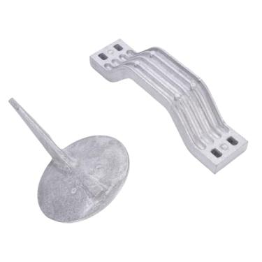 Imagem de Acouto Kit de ânodo de Alumínio 6G5 45251 01 e 6J9 45371 01 - Substituição Essencial de Motores Externos 150-225, Inclui Suporte de Popa, Aba de Acabamento, Proteção Marítima de ânodos Skeg
