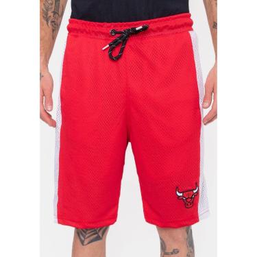 Imagem de Bermuda NBA Sintética Vinil Logo Chicago Bulls Masculino-Masculino