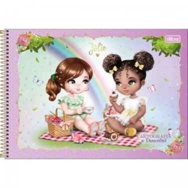 Imagem de Caderno De Cartografia E Desenho Jolie 80fls Capas Sortidas - Tilibra