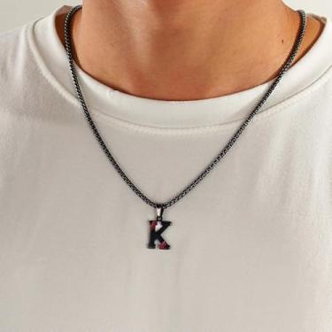 Imagem de Colar com pingente de beisebol de aço inoxidável para homens, corrente preta e prata, acessórios esportivos, berloques de beisebol, presentes de aniversário para homens, jogadores de equipe, amantes