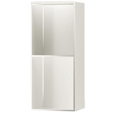 Imagem de Prateleira de nicho de chuveiro embutida, armazenamento de banheiro fosco para xampu e sabonete, organizador de parede retangular, suporte de papel higiênico, bege (28 x 70 x 12,5 cm - 11 x 28 x 5 pol