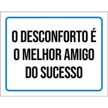 Imagem de Kit 5 Placas Desconforto Melhor Amigo Sucesso 36X46