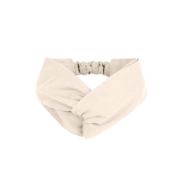 Imagem de Faixa de Cabelo Turbante Bandana Areia Bege Claro Chef Cozinha - CASAC