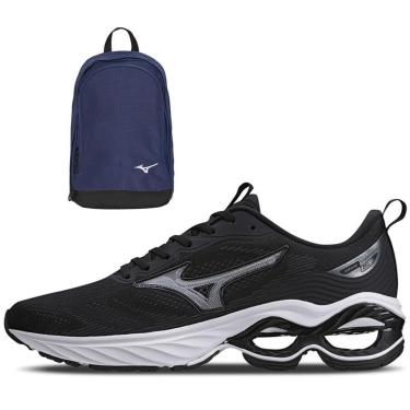 Imagem de Kit 1 Tênis de Corrida Masculino Mizuno Frontier 15 e 1 Mochila Fun New-Masculino