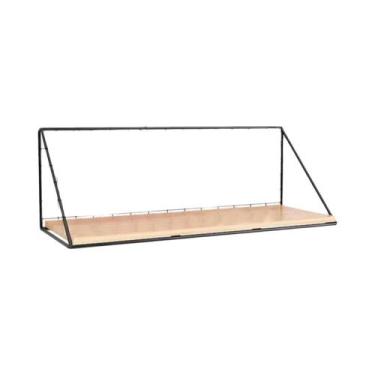 Imagem de Prateleiras Flutuantes De Madeira Montadas Na Parede Com Cesto De Aram