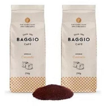 Imagem de Kit café torrado e moído aroma caramelo 500g baggio - BAGGIO COFFEE