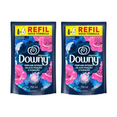 Imagem de Amaciante Downy Refil Brisa Intenso 750ml Kit 2 unidades