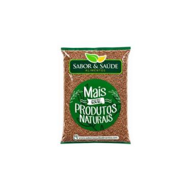 Imagem de Linhaça Marrom 1kg - Sabor e Saúde