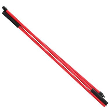Imagem de 01 Bastão indicador, palitos de alinhamento portáteis de fibra de vidro, indicador de direção de 3 dobras para academia para campo para parque para casa (vermelho)
