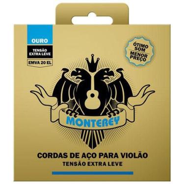 Imagem de Corda Monterey Ouro Para Violão Aço Emva20 El Extra Leve