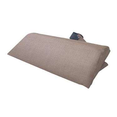 Imagem de Baoblaze Almofada de esponja para cadeira de vime dobrável para almoço, cadeira de descanso – Café claro