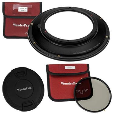 Imagem de Kit WonderPana Essential CPL - Suporte do filtro central, tampa da lente e filtro CPL de 145 mm Compatível com lente Tilt-Shift Nikon PC NIKKOR 19mm f/4E ED