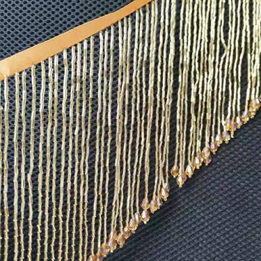 Imagem de 1 jarda 90cm Cristal Borla Renda Aparas Fitas Tubo Frisado Tecido de Renda Cortina de Costura Diy Vestido de Noiva Saia Materiais Feitos à Mão, 05