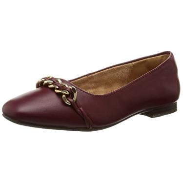 Imagem de Rockport Sapatilha feminina de balé Zoie Chain, Couro Tawny Port, 38