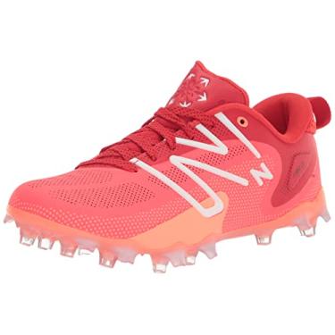 Imagem de New Balance Freezelx V4 Tênis masculino baixo lacrosse, Vermelho energético/vermelho elétrico/branco, 4.5