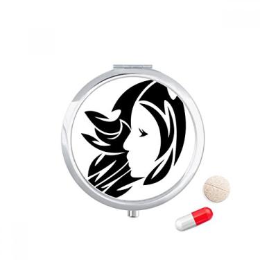 Imagem de Caixa de comprimidos com símbolo do Zodíaco de Virgem da Constelação Dispensador de remédios