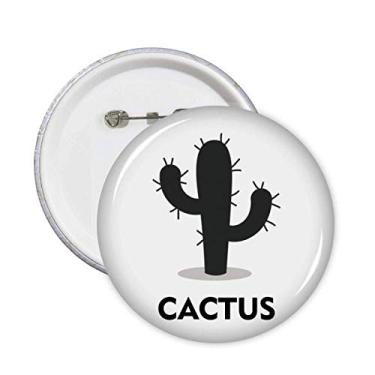 Imagem de Emblema de planta verde cacto, suculentas, broches, emblema, acessórios, decoração, 5 peças