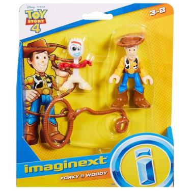 Imagem de Brinquedo Boneco Toy Story 4 Forky E Woody Imaginext Gbg89 - Fisher-Pr