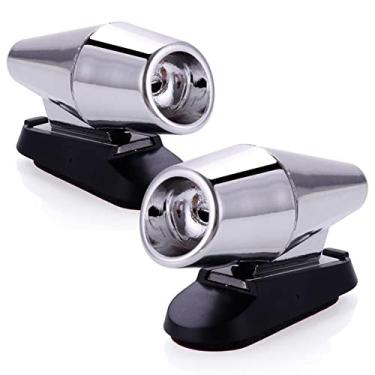 Imagem de Buzina de ar super alta nova 2 peças/par ultrassônico carro veado animal alerta alerta apitos segurança som alarme trem buzinas kit (cor: branco)