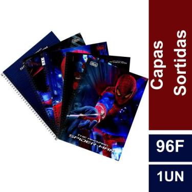 Imagem de Caderno Capa Dura Universitário Spider Man 1 Matéria 200X275mm 56 G/M2