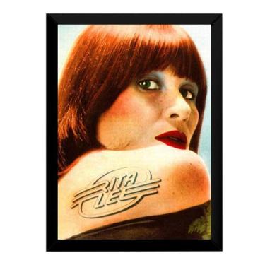 Imagem de Generico - Quadro Rita Lee Rainha Do Rock Brasileiro - Poster Moldurado