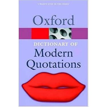 Imagem de The Oxford Dictionary Of Modern Quotations - Second Edition