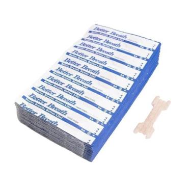 Imagem de Better Breath 100 Dilatador Nasal Adesivo Anti Ronco com Embalagem Individual Adesividade Forte ((Tam Padrao) M =5,5cmx1,6cm)