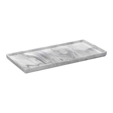 Imagem de Bandeja para Banheiro Coza Cube Mármore Branco