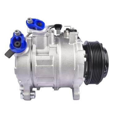 Imagem de Compressor de ar condicionado AC com embreagem 64529216466 Substituição para BMW X5 320i 328i 428i 528i 535i 228i 328d 535d 740Ld GT xDrive Gran Coupe 64529330825 64529399059 AKWH