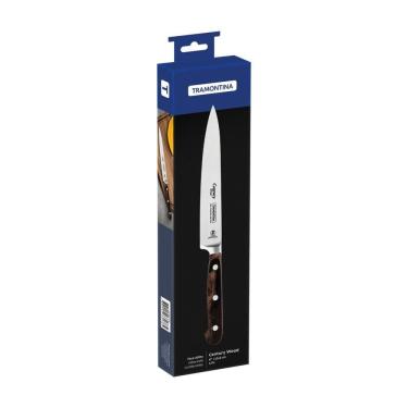 Imagem de Faca Utility Tramontina Century Wood Com Lâmina Em Aço Inox E Cabo De Madeira Tratada C...