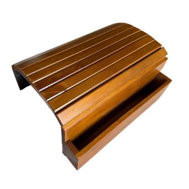 Imagem de Esteira Bandeja Filetada Porta Controle Braço Sofá Madeira. - M A Sorp