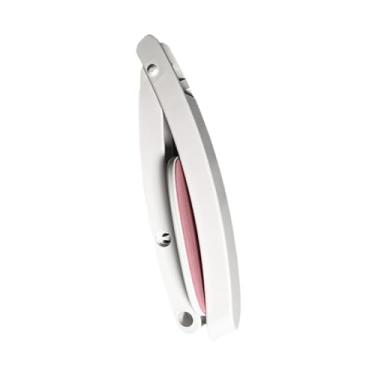 Imagem de Kokiya Loção para esfregaço de creme para as costas, autobronzeador dobrável com cabo longo e curvo para mulheres idosas e viagens, Rosa