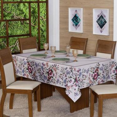 Imagem de Toalha Mesa Quadrada - 4 Lugares 1,50x1,50 Decorativa Floribela - NALU
