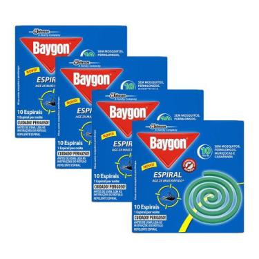 Imagem de Kit 40 Repelente Espiral Baygon