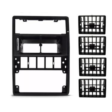 Imagem de Kit Moldura Central Painel + Difusor Ar Gol G2 Bola 97 98 99 - Generic