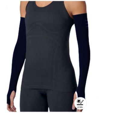 Imagem de Manguito Manga com Proteção Solar Braços Ciclismo FuteVôlei Uv 50+ Vôl