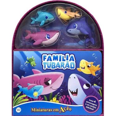 Imagem de Livro - Miniaturas em Ação - Família tubarão