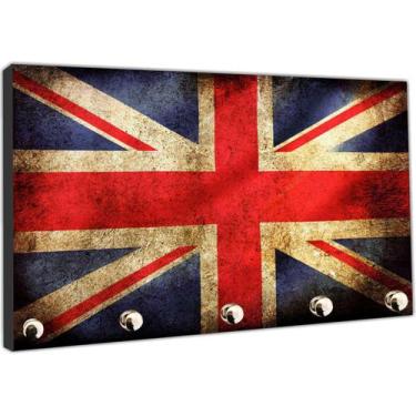 Imagem de Porta Chaves Bandeira Da Inglaterra Organizador Chaveiro - Vital Quadr