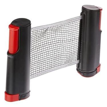 Imagem de Rede Ping Pong Profissional Retrátil Tênis De Mesa - Preto - Mhr