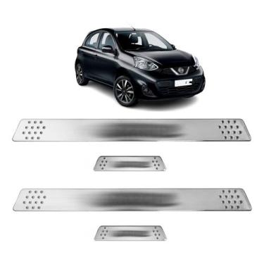 Imagem de Soleira para Porta Lateral Tuning Esportiva para carros 4 Portas (ABS)