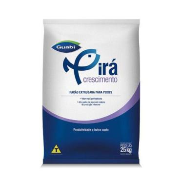 Imagem de Ração Guabi para Peixes Pira Crescimento 32% 6 a 7mm - 25kg - Guabi Nu