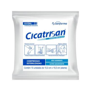 Imagem de Compressa Não Aderente Estéril 15 Envelopes/150 unid. - Sanfarma