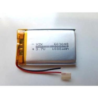 Imagem de 1 Unidade 603048 3,7v 1000 Mah 6mm X 30mm X48mm Com 2 Fios - KMIG