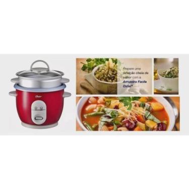 Imagem de Panela de Arroz a vapor Oster 3 xicaras 350w 127v, 110V