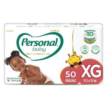 Imagem de Fralda Baby Premium Protection Extra Grande, 50 Pads, Personal