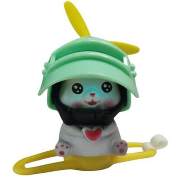 Imagem de Gatinho Gato Som Buzina Luzes Bike Moto Motocicleta Capacete Fofo Segu