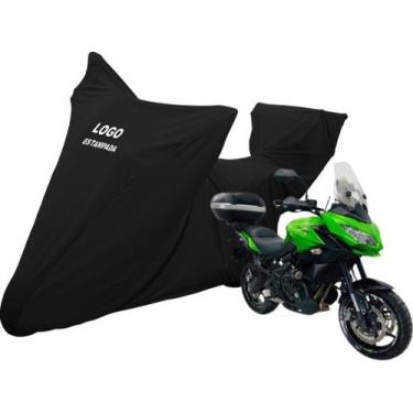 Imagem de Capa Proteger Moto Kawasaki Versys 650 Com Bauleto Top Case - Mz, Pret