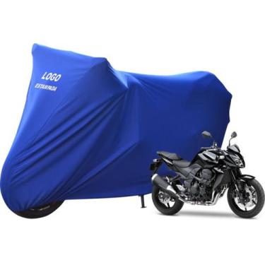 Imagem de Capa De Tecido Para Moto Kawasaki Z 400 Z 650 Z 750 - Mz, Azul