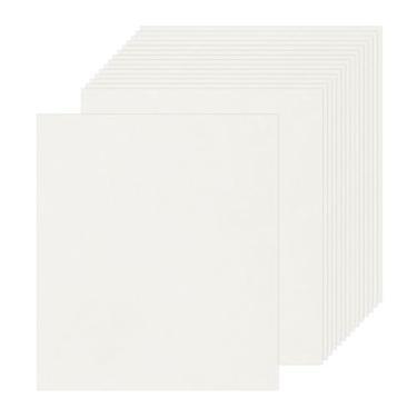Imagem de Rebower 50 folhas de papel pergaminho envelhecido 90GSM folha de papel vintage, [para certificado, convite, envelope] - 21 x 28 cm/cinza claro