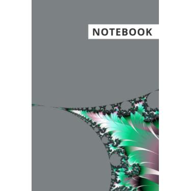 Imagem de Beautiful Notebook with fractal art cover, Daily Planner, Journal, Corporate Gift, 120 lined pages, 6x9, Funny Gift, Boss Gift, Organizer, Office Humor, Gag Gift, Gift for Her, Gift for Him